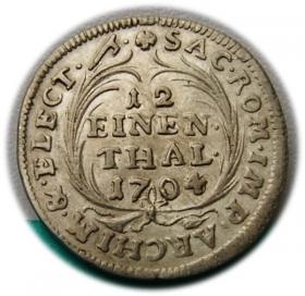 Picture for: 1/12 talara 1704 August II Mocny Drezno