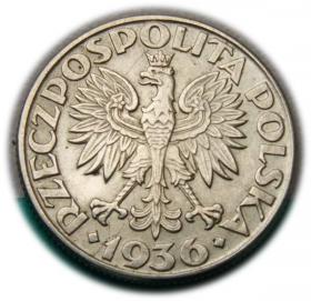 Picture 2 for: 2 złote 1936 Żaglowiec, Warszawa