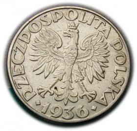 Picture 2 for: 2 złote 1936 Żaglowiec, Warszawa