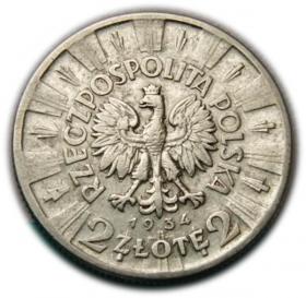 Picture 2 for: 2 złote 1934 Józef Piłsudski Warszawa