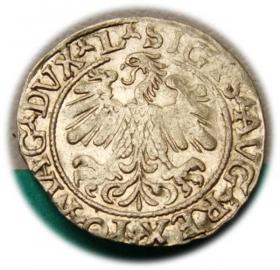 Picture 2 for: Półgrosz 1559 Zygmunt II August Wilno