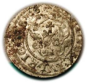 Picture 2 for: Szeląg 1596 Zygmunt III Waza Ryga