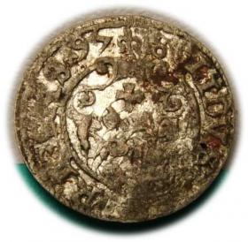 Picture 2 for: Szeląg 1597 Zygmunt III Waza Ryga
