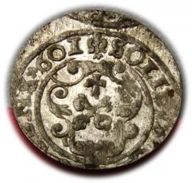 Picture 2 for: Szeląg 1601 Zygmunt III Waza Ryga