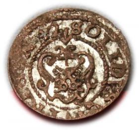 Picture 2 for: Szeląg 1642 Krystyna Waza Ryga