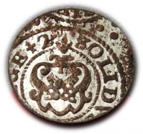 Picture 2 for: Szeląg 1642 Krystyna Waza Ryga