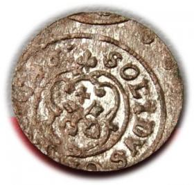 Picture 2 for: Szeląg 1646 Krystyna Waza Ryga