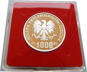 Picture 2 for: 1000 zlotych 1986 Polish Mother's Health Center pattern
