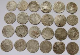 Picture 2 for: Set of 24 half groschen Sigismund I the Old  Alexander Jagiellon
