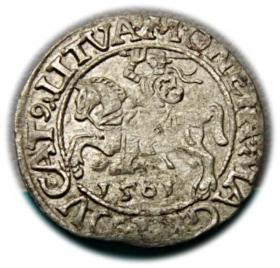 Picture for: Półgrosz 1561 Zygmunt II August Wilno