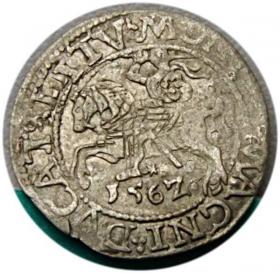 Picture for: Półgrosz 1562 Zygmunt II August Wilno