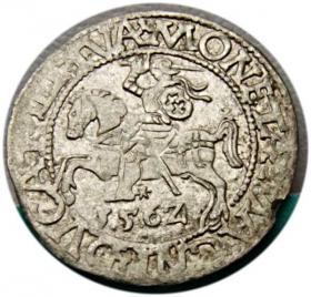 Picture for: Półgrosz 1562 Zygmunt II August Wilno