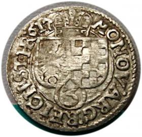 Picture for: 3 kreuzer 1617 John Christian George Rudolf Duchy of Brzeg  Legnica  Wolow Zloty Stok