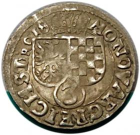 Picture for: 3 kreuzer 1618 John Christian George Rudolf Duchy of Brzeg  Legnica  Wolow Zloty Stok