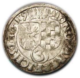 Picture for: 3 kreuzer 1619 John Christian George Rudolf Duchy of Brzeg  Legnica  Wolow Zloty Stok