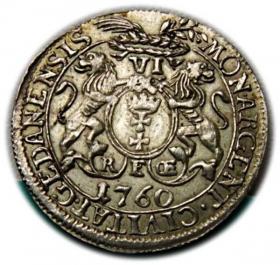 Picture 2 for: Szóstak 1760 August III Gdańsk