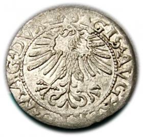 Picture 2 for: Półgrosz 1562 Zygmunt II August Wilno