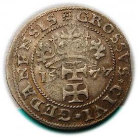 Picture 2 for: Grosz 1577 Oblężenie Gdańska