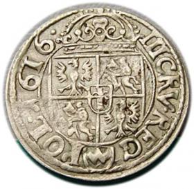 Picture 2 for: 3 krajcary 1616 Zygmunt III Waza Kraków