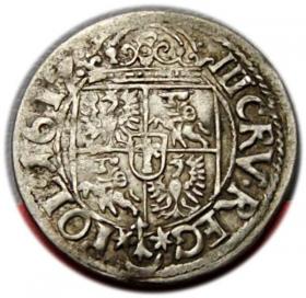 Picture 2 for: 3 kreuzer 1617 Sigismund III Vasa Krakow
