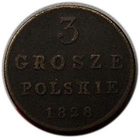 Picture for: 3 groschen 1828 Alexander I Polish Kingdom Warsaw