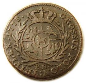 Picture 2 for: 3 groschen 1778 Stanislaw August Poniatowski Warsaw