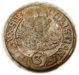 Picture for: 3 kreuzer 1669 Chistian Duchy of Brzeg  Legnica  Wolow Brzeg