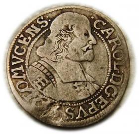 Picture for: 3 krajcary 1670 Karol II Lichtenstein Ołomuniec 