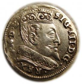 Trojak 1594 Zygmunt III Waza Wilno