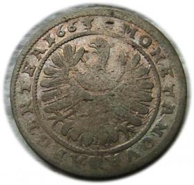 Picture 2 for: 15 krajcarów 1663 Jerzy III Brzeski Księstwo Brzesko  Legnicko  Wołowskie Brzeg