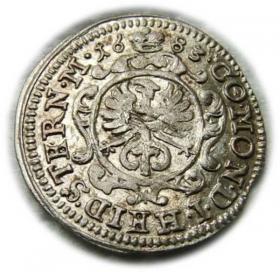 Picture 2 for: 1 kreuzer 1683 Christian Ulrich I Olesnica