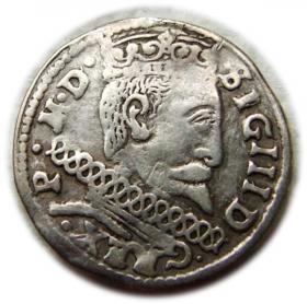 Trojak 1601 Zygmunt III Waza Wschowa