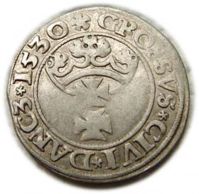 Picture 2 for: Grosz 1530 Zygmunt I Stary Gdańsk