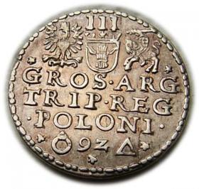 Picture 2 for: Trojak 1592 Zygmunt III Waza Malbork