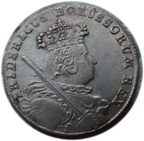 1/4 thaler 1755 Frederick the Great Wroclaw