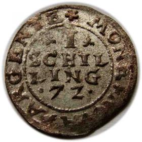 Picture for: Schilling 1572 Jan Hieronim Chodkiewicz Inflanty Dahlholm