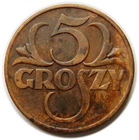 Picture for: 5 groschen 1937 Second Polish Republic Warszawa