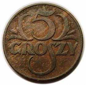 Picture for: 5 groschen 1937 Second Polish Republic Warszawa