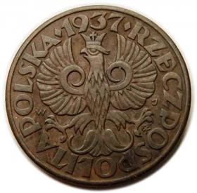 Picture 2 for: 5 groschen 1937 Second Polish Republic Warszawa
