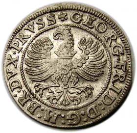 Groschen 1587 Georg Friedrich I Duchy of Prussia Kaliningrad / Königsberg