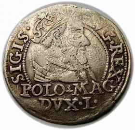 Picture 2 for: Grosz 1568 Zygmunt II August Litwa Wilno