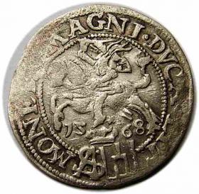 Picture for: Grosz 1568 Zygmunt II August Litwa Wilno