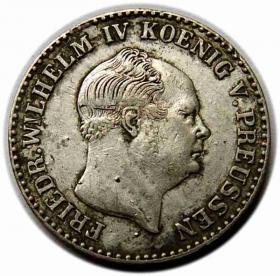 2 1/2 srebrnego grosza 1853 Fryderyk Wilhelm IV Prusy Berlin