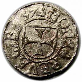 Picture for: Szeląg 1537 Herman von Bruggenei Zakon Kawalerów Mieczowych Rewal