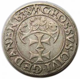 Picture 2 for: Grosz 1538 Zygmunt I Stary Gdańsk