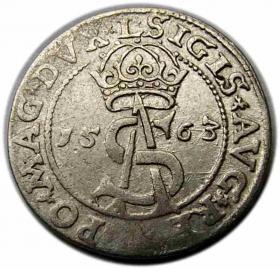 Picture 2 for: Trojak 1563 Zygmunt II August Wilno