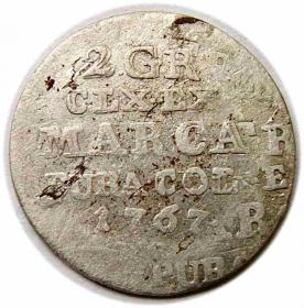 Picture for: Dwugrosz 1767 Stanisław August Poniatowski Warszawa