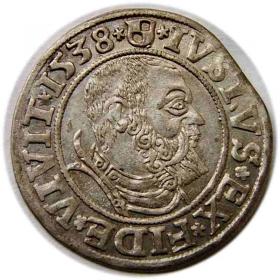 Picture for: Grosz 1538 Albrecht Hohenzollern Księstwo Pruskie Królewiec