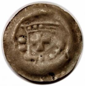 Picture for: Brakteat ręka z proporcem Zakon Krzyżacki