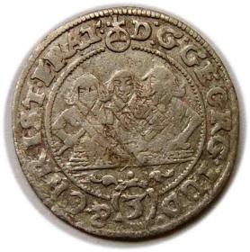3 krajcary 1657 Jerzy III, Ludwik IV, Chrystian Księstwo Brzesko Legnicko Wołowskie Brzeg